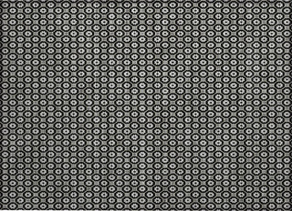 Piper Looms Chantille Lattice ACN1429 Black Machine Washable Area Rug Scatter Main Image