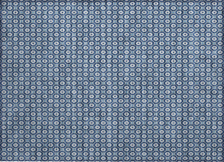 Piper Looms Chantille Lattice ACN1430 Blue Machine Washable Area Rug Scatter Main Image