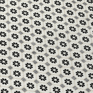 Piper Looms Chantille Lattice ACN1432 Ivory Machine Washable Area Rug Swatch Image