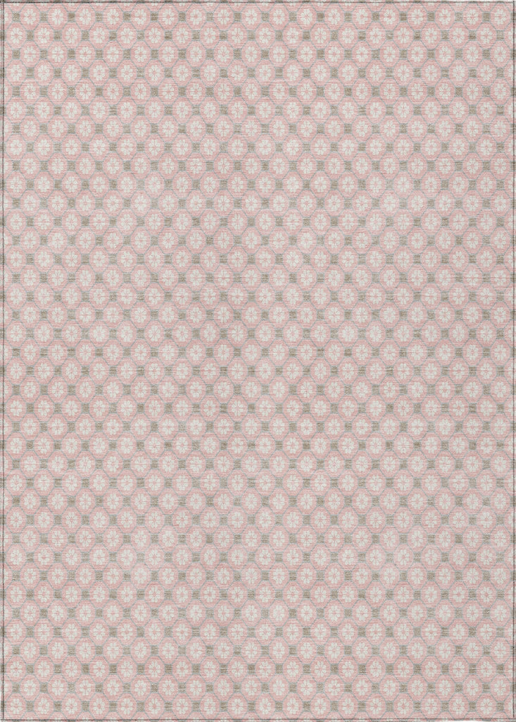 Piper Looms Chantille Lattice ACN1434 Pink Machine Washable Area Rug main image