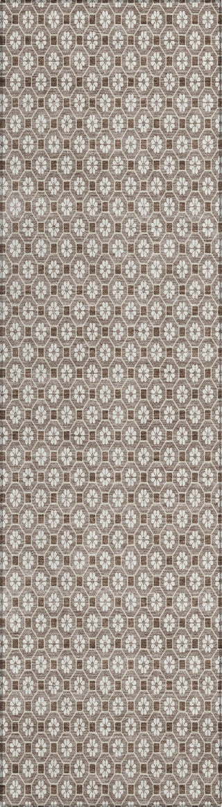 Piper Looms Chantille Lattice ACN1435 Taupe Machine Washable Area Rug Runner Main Image