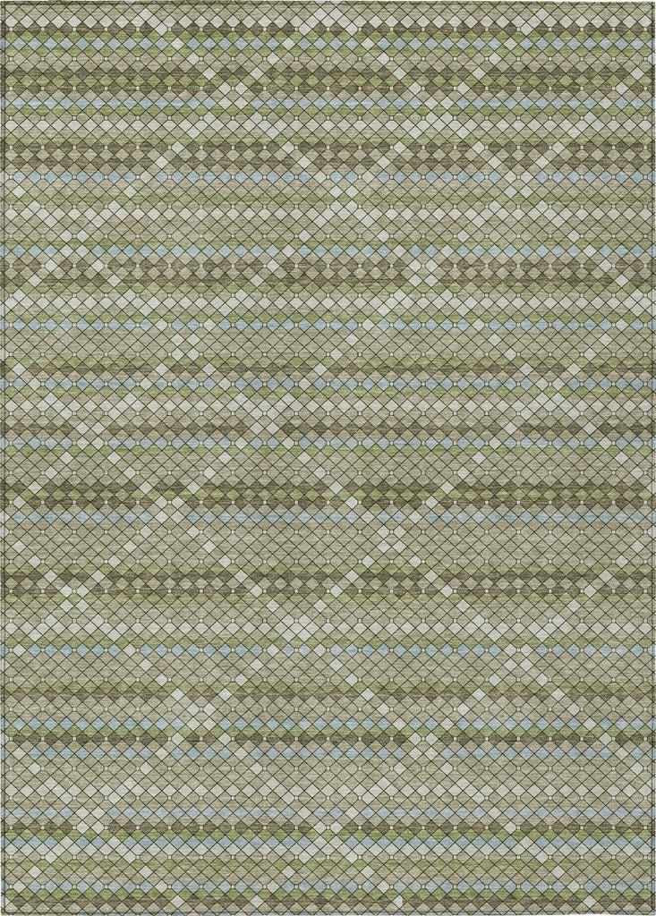 Piper Looms Chantille Lattice ACN1436 Aloe Machine Washable Area Rug main image