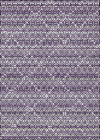 Piper Looms Chantille Lattice ACN1439 Purple Machine Washable Area Rug main image