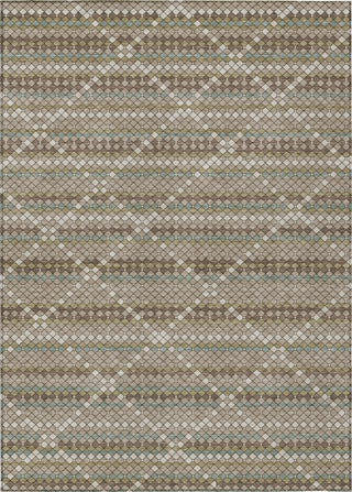 Piper Looms Chantille Lattice ACN1441 Taupe Machine Washable Area Rug main image