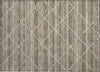 Piper Looms Chantille Lattice ACN1441 Taupe Machine Washable Area Rug Scatter Main Image