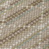 Piper Looms Chantille Lattice ACN1441 Taupe Machine Washable Area Rug Swatch Image
