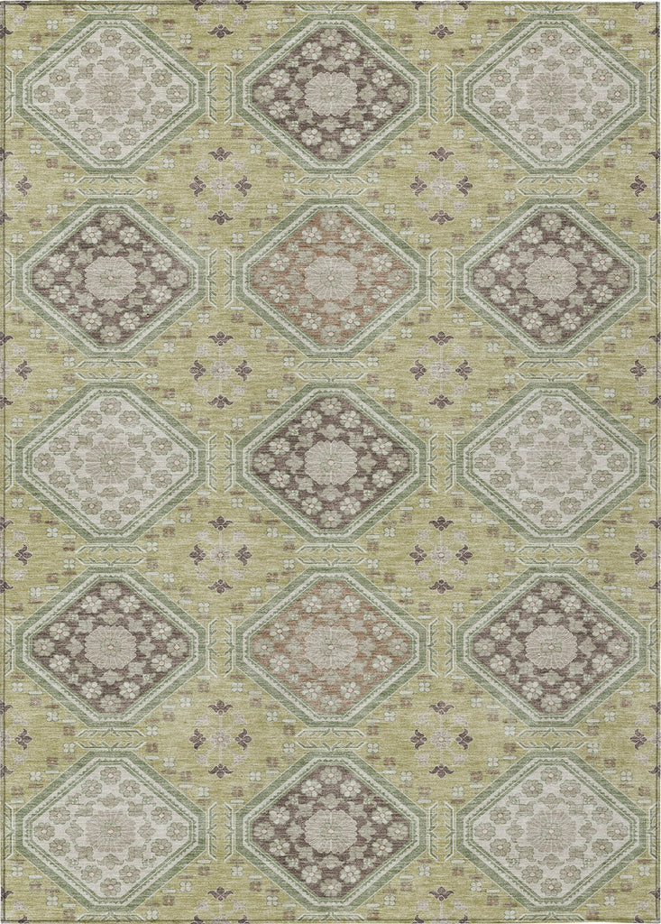 Piper Looms Chantille Formal ACN1442 Aloe Machine Washable Area Rug main image