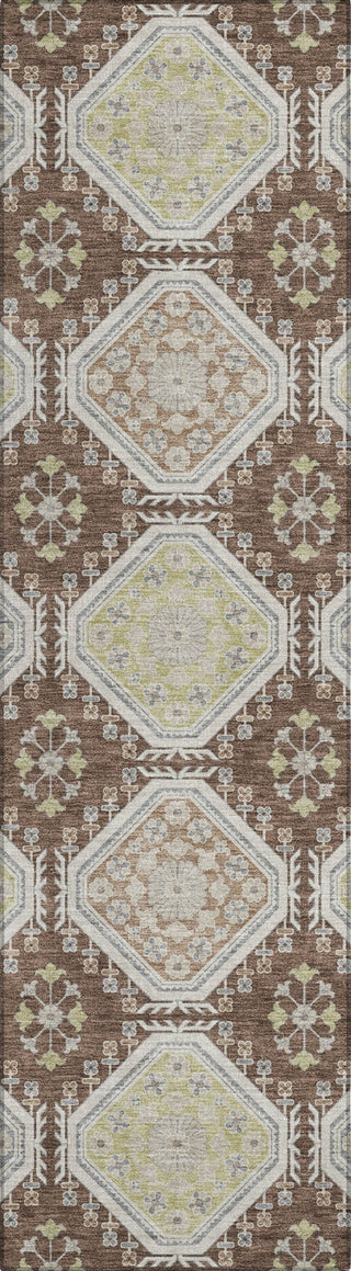 Piper Looms Chantille Formal ACN1444 Chocolate Machine Washable Area Rug Runner Main Image