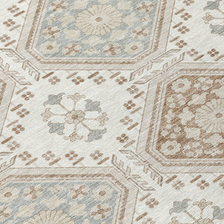 Piper Looms Chantille Formal ACN1445 Ivory Machine Washable Area Rug Swatch Image