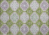 Piper Looms Chantille Formal ACN1446 Lime Machine Washable Area Rug Scatter Main Image
