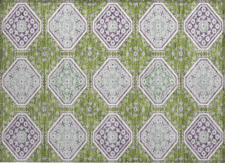 Piper Looms Chantille Formal ACN1446 Lime Machine Washable Area Rug Scatter Main Image