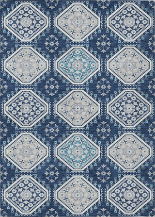 Piper Looms Chantille Formal ACN1447 Navy Machine Washable Area Rug main image