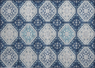 Piper Looms Chantille Formal ACN1447 Navy Machine Washable Area Rug Scatter Main Image