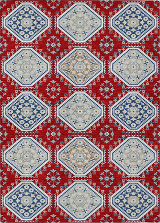 Piper Looms Chantille Formal ACN1448 Red Machine Washable Area Rug main image