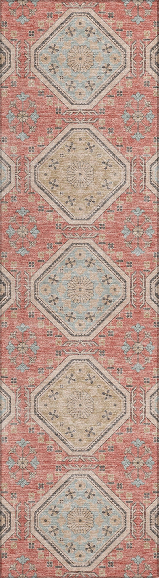 Piper Looms Chantille Formal ACN1449 Salmon Machine Washable Area Rug Runner Main Image