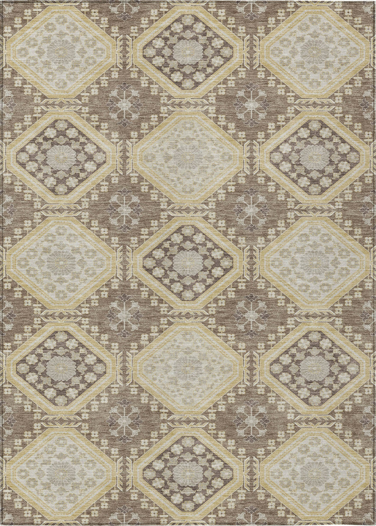 Piper Looms Chantille Formal ACN1450 Taupe Machine Washable Area Rug main image