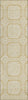 Piper Looms Chantille Geometric ACN1455 Gold Machine Washable Area Rug Runner Main Image