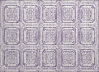 Piper Looms Chantille Geometric ACN1457 Lavender Machine Washable Area Rug Scatter Main Image