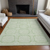 Piper Looms Chantille Geometric ACN1458 Mint Machine Washable Area Rug Lifestyle Image Feature