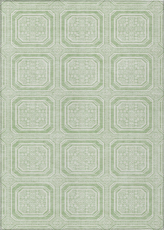 Piper Looms Chantille Geometric ACN1458 Mint Machine Washable Area Rug main image