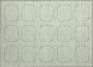 Piper Looms Chantille Geometric ACN1458 Mint Machine Washable Area Rug Scatter Main Image