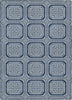 Piper Looms Chantille Geometric ACN1459 Navy Machine Washable Area Rug main image