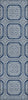 Piper Looms Chantille Geometric ACN1459 Navy Machine Washable Area Rug Runner Main Image
