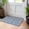 Piper Looms Chantille Geometric ACN1459 Navy Machine Washable Area Rug Scatter Lifestyle Image Feature