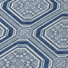 Piper Looms Chantille Geometric ACN1459 Navy Machine Washable Area Rug Swatch Image