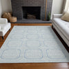 Piper Looms Chantille Geometric ACN1462 Sky Machine Washable Area Rug Lifestyle Image Feature