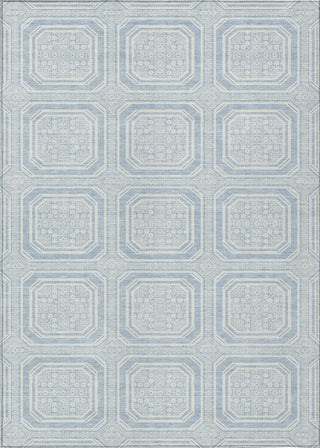 Piper Looms Chantille Geometric ACN1462 Sky Machine Washable Area Rug main image