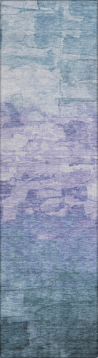 Piper Looms Chantille Stripes ACN1466 Denim Machine Washable Area Rug Runner Main Image