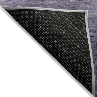 Piper Looms Chantille Stripes ACN1469 Lavender Machine Washable Area Rug Backing Image