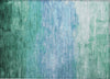Piper Looms Chantille Stripes ACN1471 Teal Machine Washable Area Rug Scatter Main Image