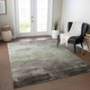 Piper Looms Chantille Stripes ACN1472 Taupe Machine Washable Area Rug Lifestyle Image Feature
