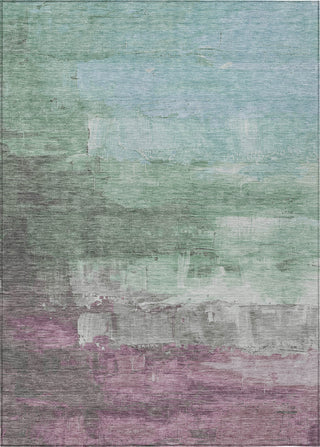 Piper Looms Chantille Abstract ACN1473 Aloe Machine Washable Area Rug main image