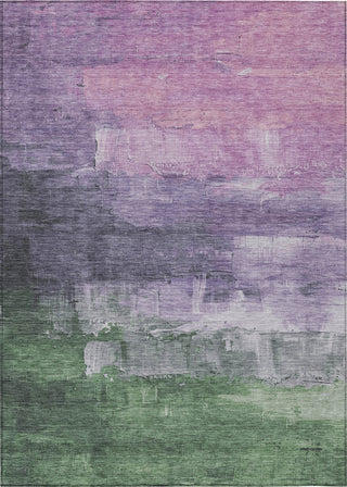 Piper Looms Chantille Abstract ACN1476 Lavender Machine Washable Area Rug main image