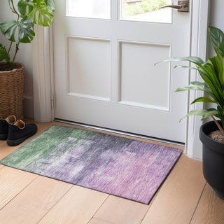 Piper Looms Chantille Abstract ACN1476 Lavender Machine Washable Area Rug Scatter Lifestyle Image Feature