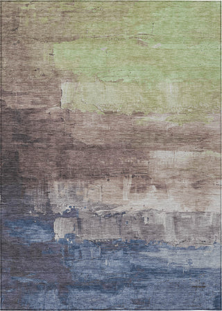 Piper Looms Chantille Abstract ACN1478 Mocha Machine Washable Area Rug main image