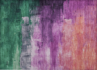 Piper Looms Chantille Abstract ACN1479 Purple Machine Washable Area Rug Scatter Main Image