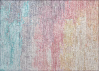 Piper Looms Chantille Abstract ACN1480 Salmon Machine Washable Area Rug Scatter Main Image