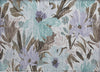 Piper Looms Chantille Floral ACN1486 Taupe Machine Washable Area Rug Scatter Main Image