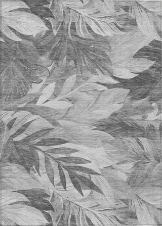 Piper Looms Chantille Floral ACN1494 Gray Machine Washable Area Rug main image