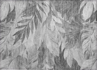 Piper Looms Chantille Floral ACN1494 Gray Machine Washable Area Rug Scatter Main Image