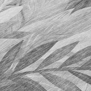Piper Looms Chantille Floral ACN1494 Gray Machine Washable Area Rug Swatch Image