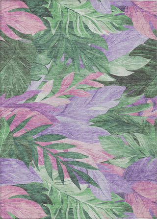 Piper Looms Chantille Floral ACN1496 Sage Machine Washable Area Rug main image