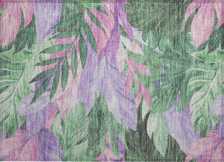 Piper Looms Chantille Floral ACN1496 Sage Machine Washable Area Rug Scatter Main Image