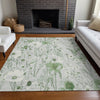 Piper Looms Chantille Floral ACN1502 Mint Machine Washable Area Rug Lifestyle Image Feature