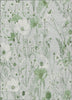 Piper Looms Chantille Floral ACN1502 Mint Machine Washable Area Rug main image