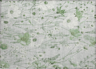 Piper Looms Chantille Floral ACN1502 Mint Machine Washable Area Rug Scatter Main Image